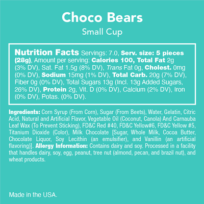 Choco Bears: Chocolate Gummy Bears