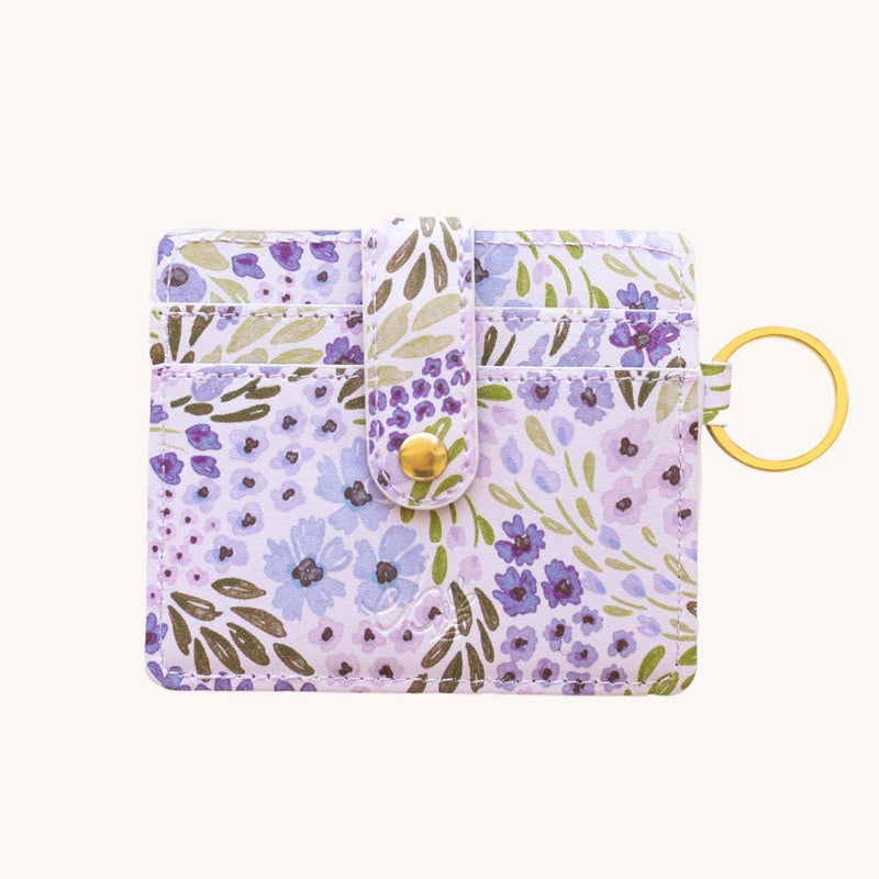 Lilac Floral Wallet SHIPS MID SEPTEMBER