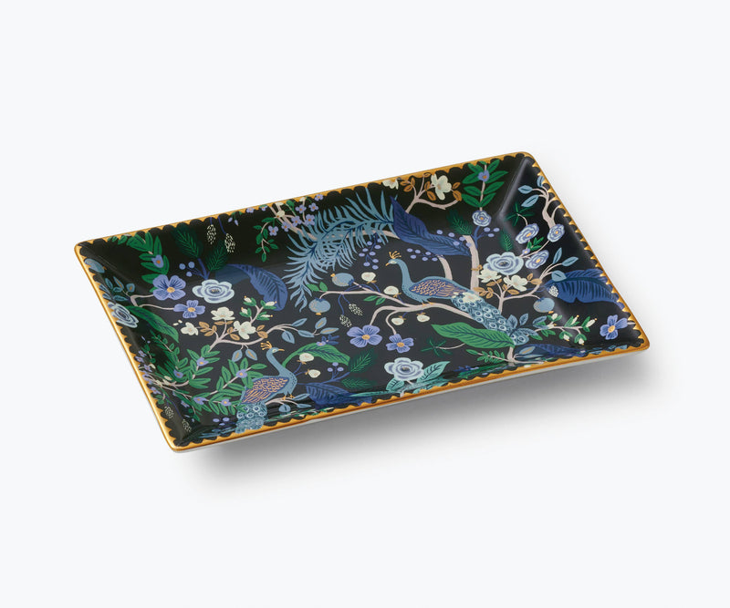 Peacock Catchall Tray