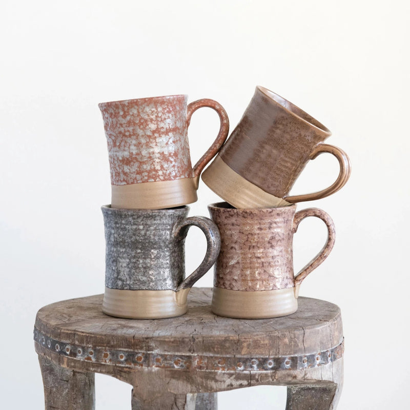 Stoneware Mug with Glaze