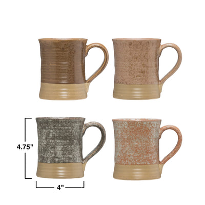 Stoneware Mug with Glaze