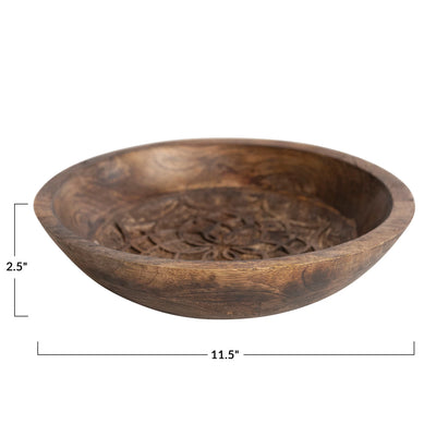 Sonoma Mango Wood Bowl & Tray