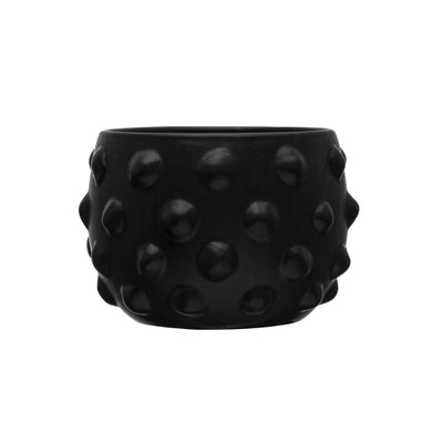 DOTTIE MATTE BLACK PLANTER