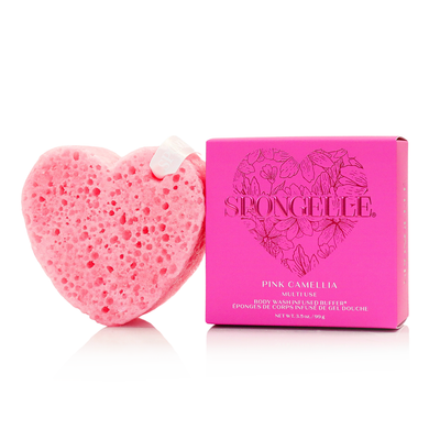 Pink Camellia Valentine's Day Heart Buffer