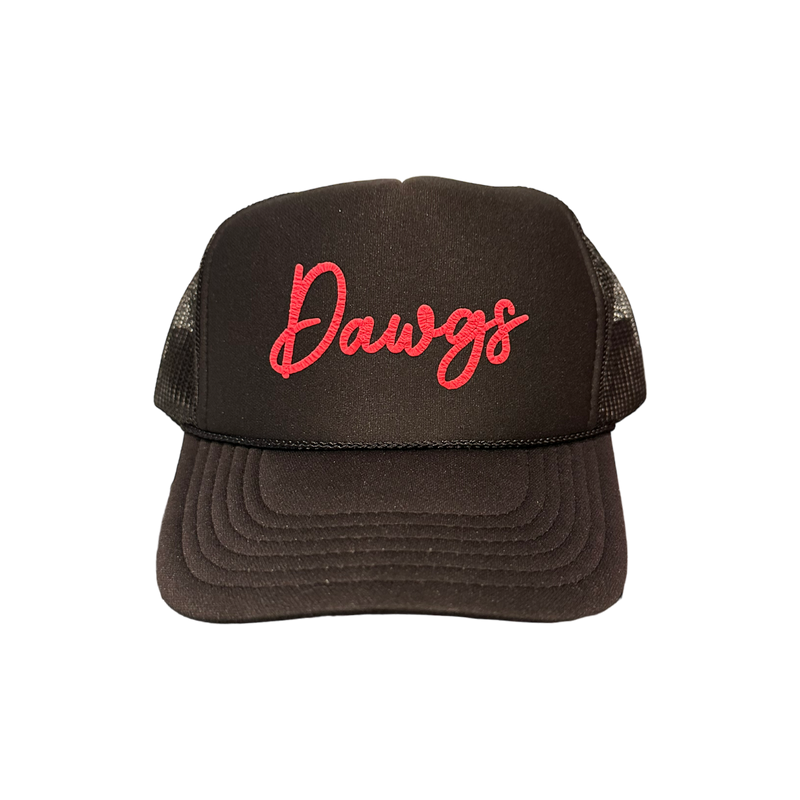 Dawgs - Black Puffy Trucker