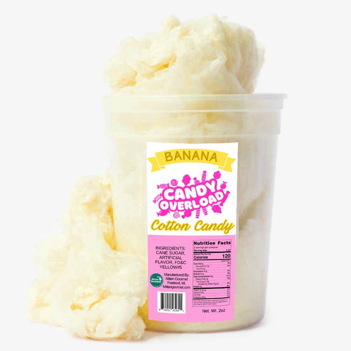 Banana- Gourmet Cotton Candy