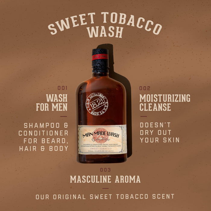 Original Sweet Tobacco Man Made Wash: Man Made Wash 32 oz Sweet Tobacco