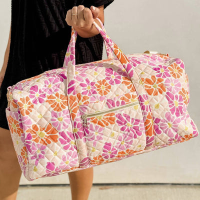 Floral Pattern Bags, Backpack, Duffle, Cosmetic Bag, Flower: Cosmetic Bag