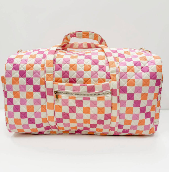 Checkered Duffle