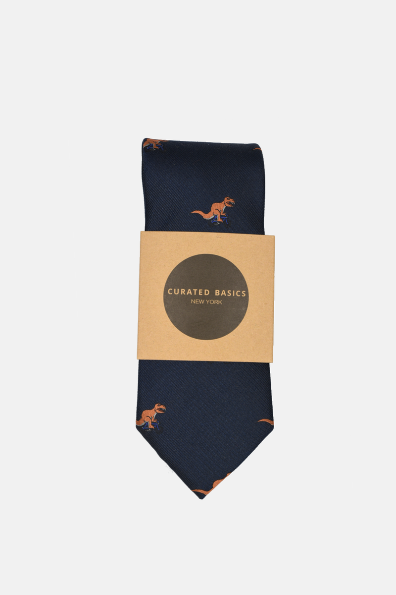 T-Rex on a Bike Tie