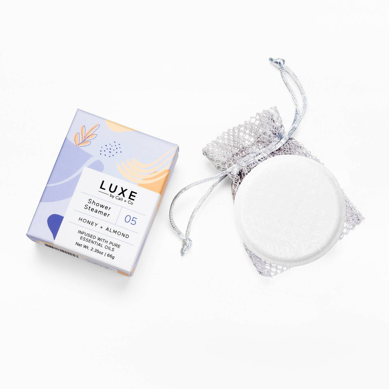 Luxe Honey + Almond Shower Steamer Fizzy Bomb