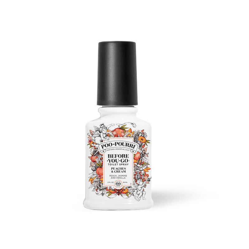 Poo~Pourri Peaches & Cream Toilet Spray 2oz boxed