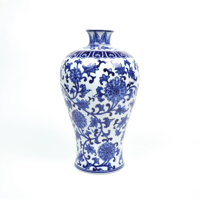 Blue Chinoiserie Large Vase