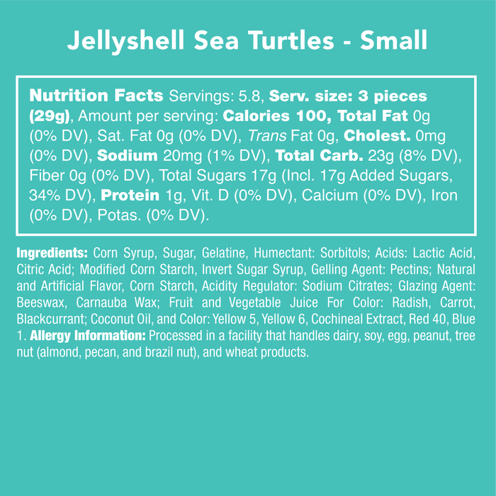 Jellyshell Gummy Sea Turtles