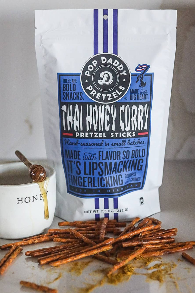 Thai Honey Curry Seasoned Pretzels 7.5oz