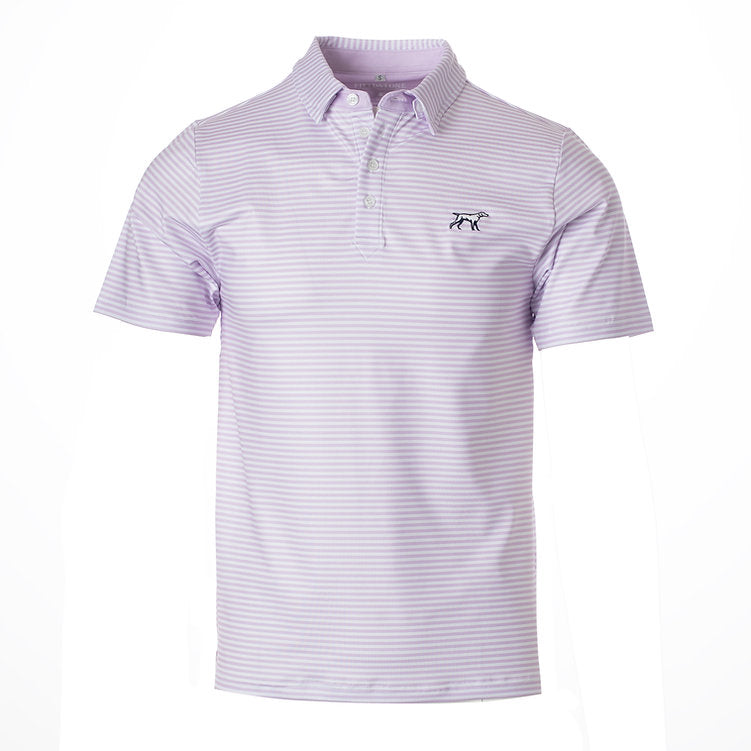 The Marshall Polo | Lavender/White