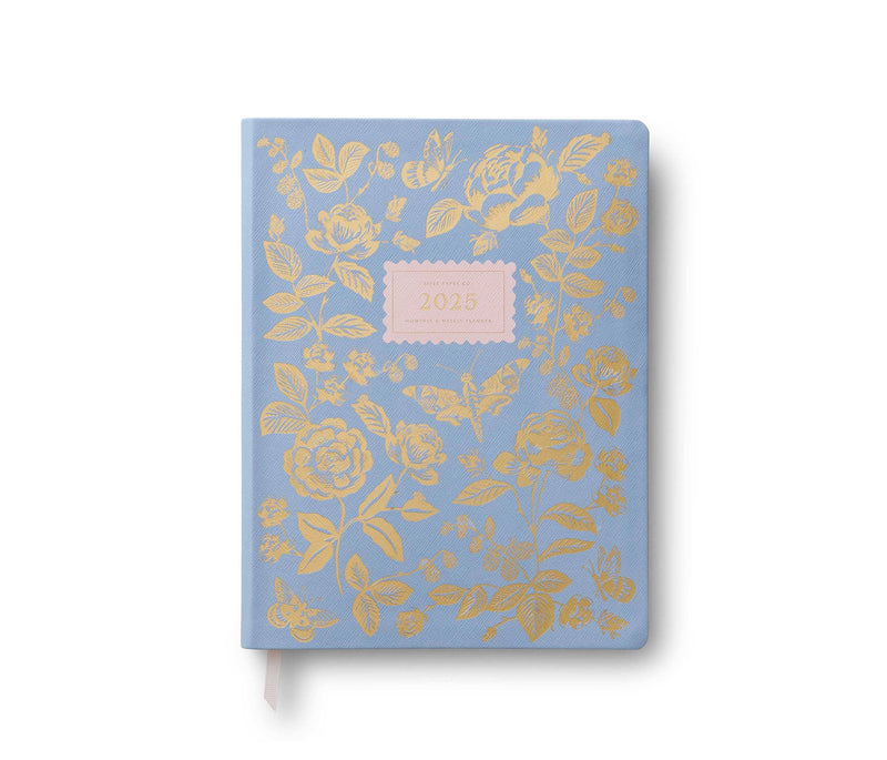 2025 English Rose 12-Month Bookbound Planner