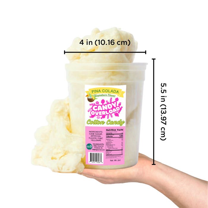 Pina Colada- Gourmet Cotton Candy