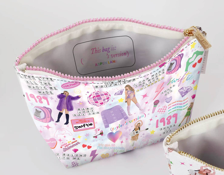 Swiftie Taylor Swift Mosaic Magic Cosmetic Pouch Bag