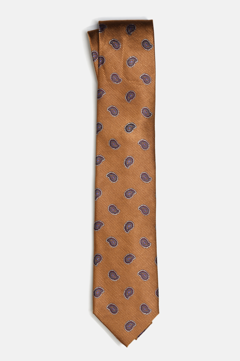 Gold Paisley Tie