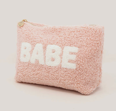 Blush Teddy Pouch - Babe