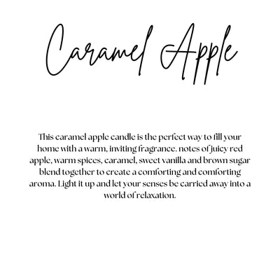 CARAMEL APPLE | GLASS JAR