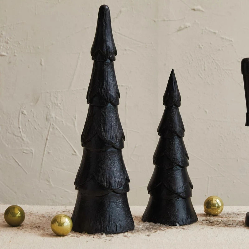 Black Mango Wood Christmas Tree