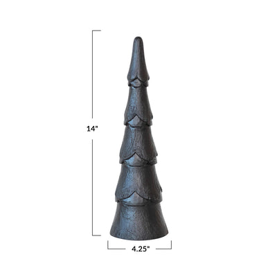 Black Mango Wood Christmas Tree