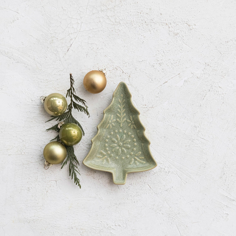 Holiday Tree Shaped Plate