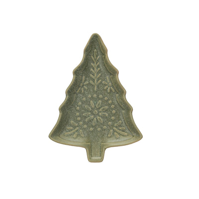 Holiday Tree Shaped Plate