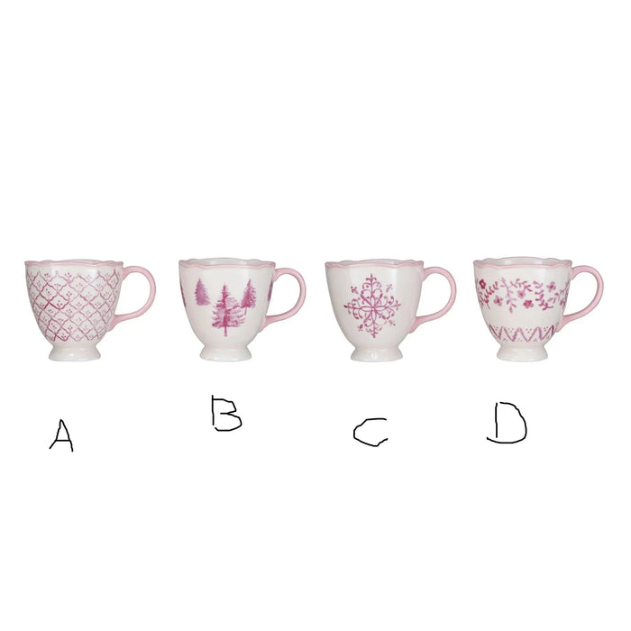 Totally Pink Holiday Tea Cups