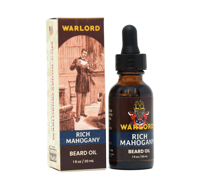 Rich Mahogany Beard Oil: 1 oz.