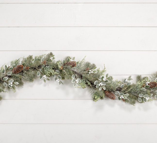 SNOW PINE/CEDAR GARLAND | 5&